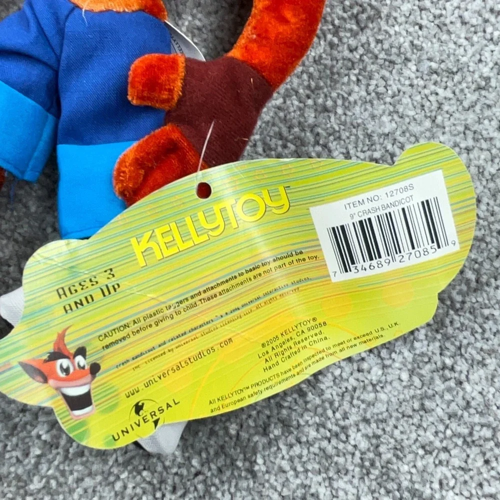 Vintage Crash Bandicoot Plush Toy Stuffed‎ Animal 10